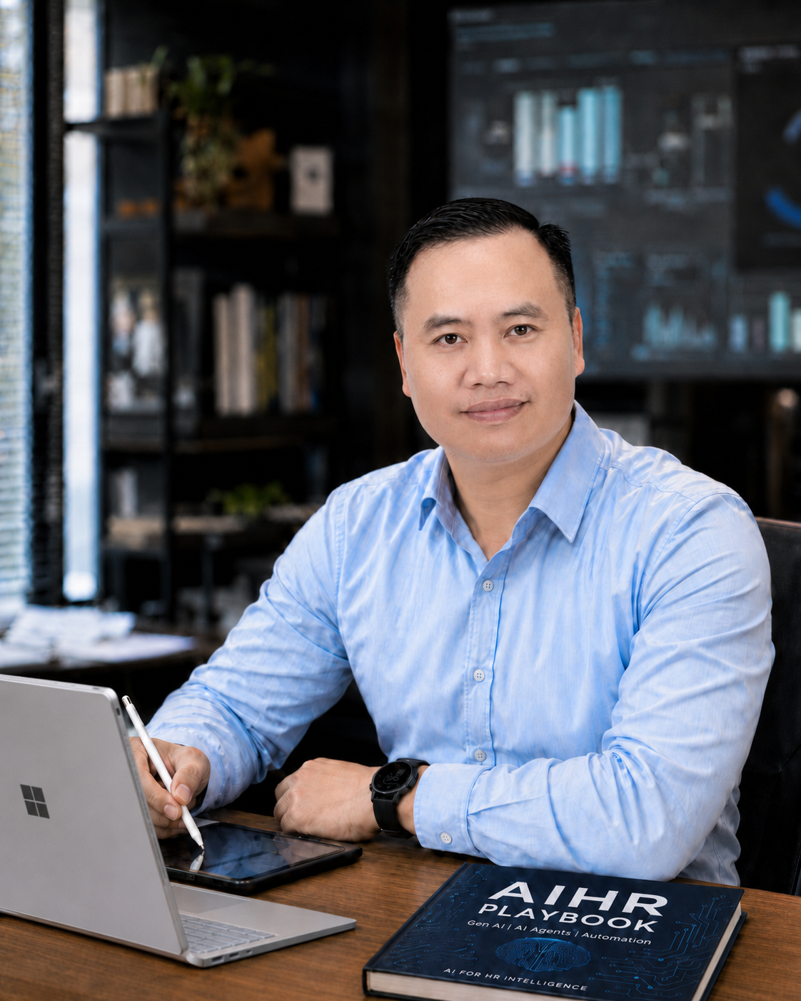 Chuyên gia Ngô Phú Mạnh cùng sách AIHR